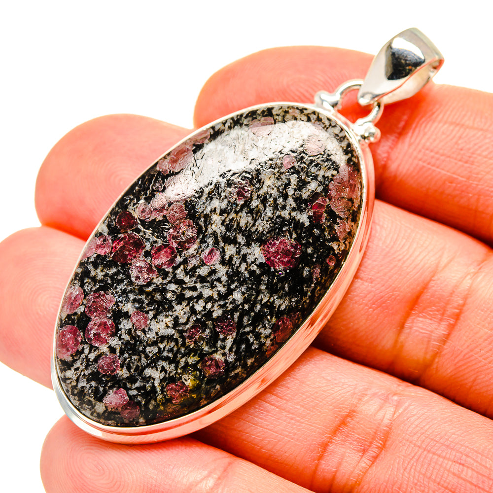 Russian Eudialyte Pendants handcrafted by Anasilvercos - PD752754