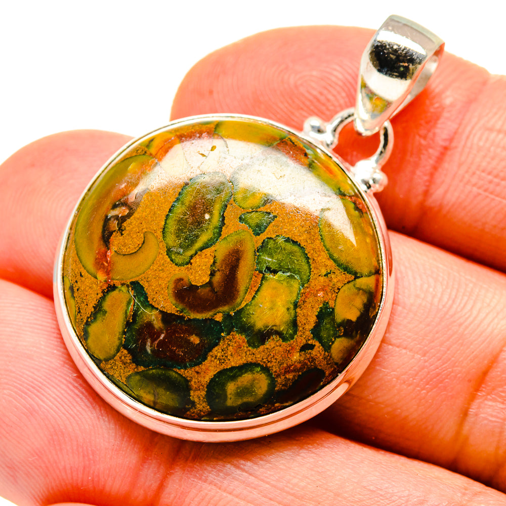 Rainforest Jasper Pendants handcrafted by Anasilvercos - PD752761