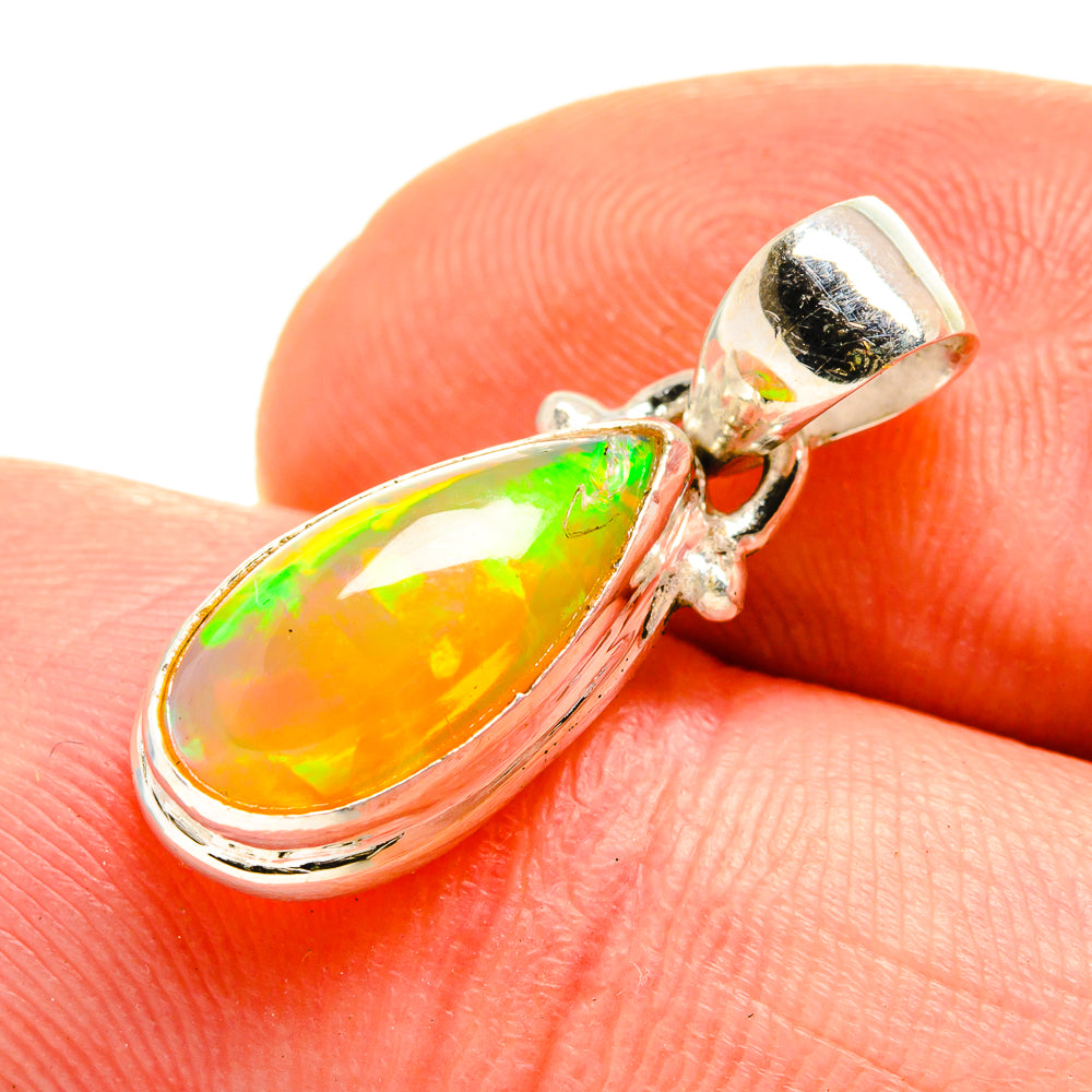 Ethiopian Opal Pendants handcrafted by Anasilvercos - PD752793