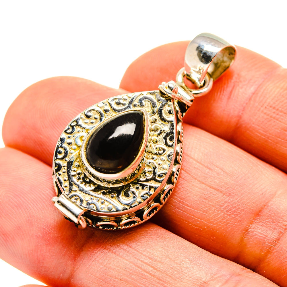 Black Onyx Pendants handcrafted by Anasilvercos - PD752856
