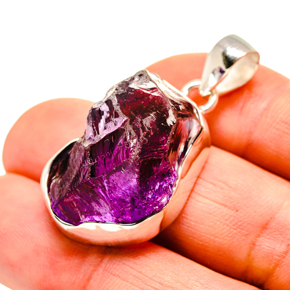 Amethyst Pendants handcrafted by Anasilvercos - PD752866