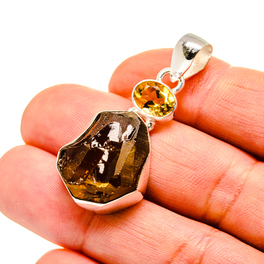 Citrine Pendants handcrafted by Anasilvercos - PD752928