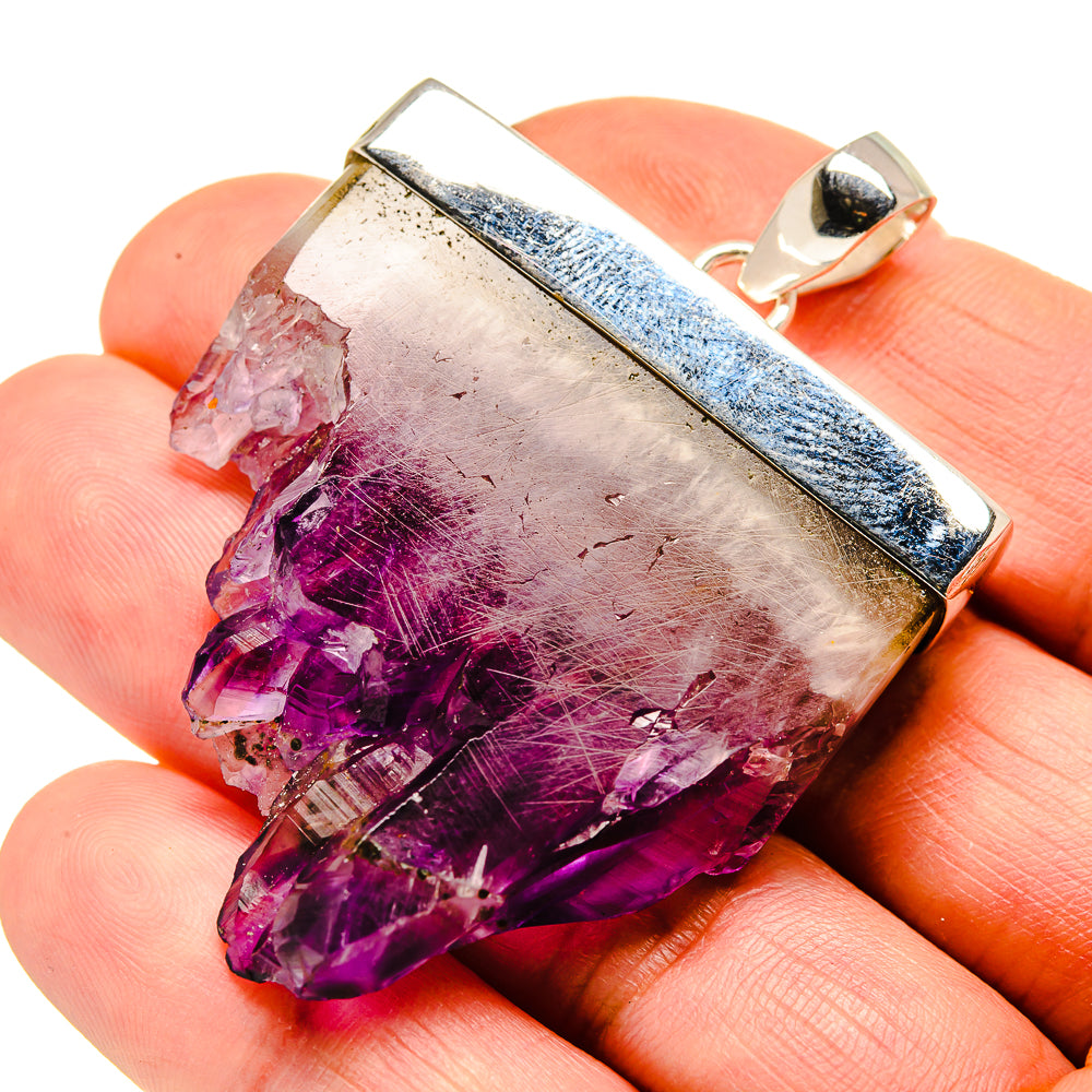 Amethyst Stalactite Pendants handcrafted by Anasilvercos - PD752946
