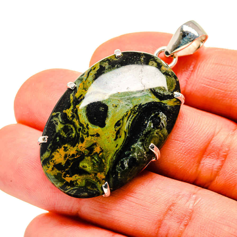 Kambaba Jasper Pendants handcrafted by Anasilvercos - PD752949