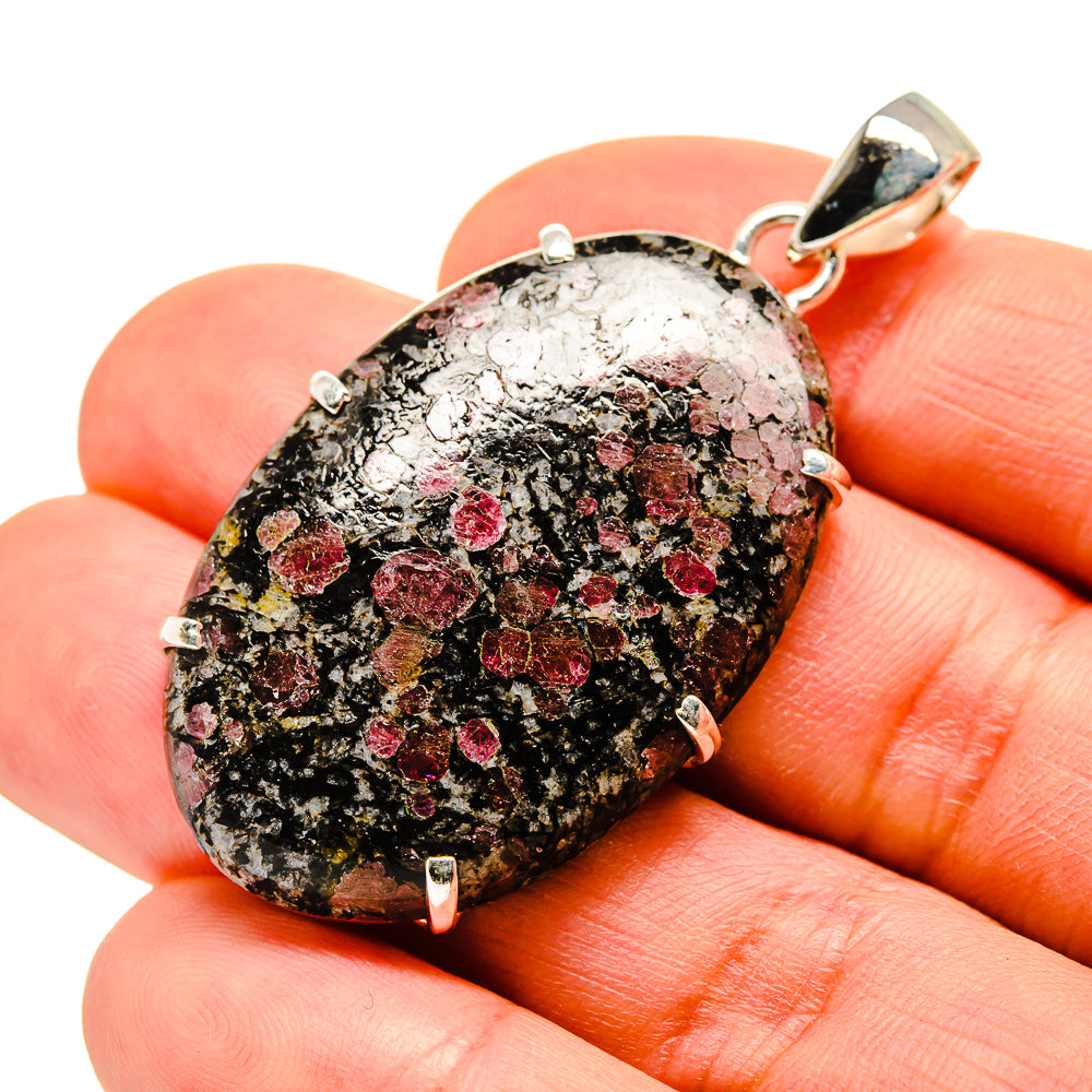 Russian Eudialyte Pendants handcrafted by Anasilvercos - PD752956
