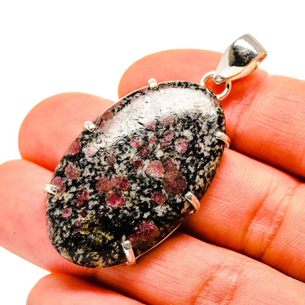 Russian Eudialyte Pendants handcrafted by Anasilvercos - PD752957