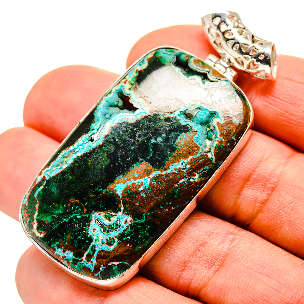 Chrysocolla Pendants handcrafted by Anasilvercos - PD752976