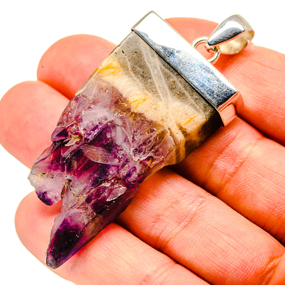 Amethyst Stalactite Pendants handcrafted by Anasilvercos - PD753050