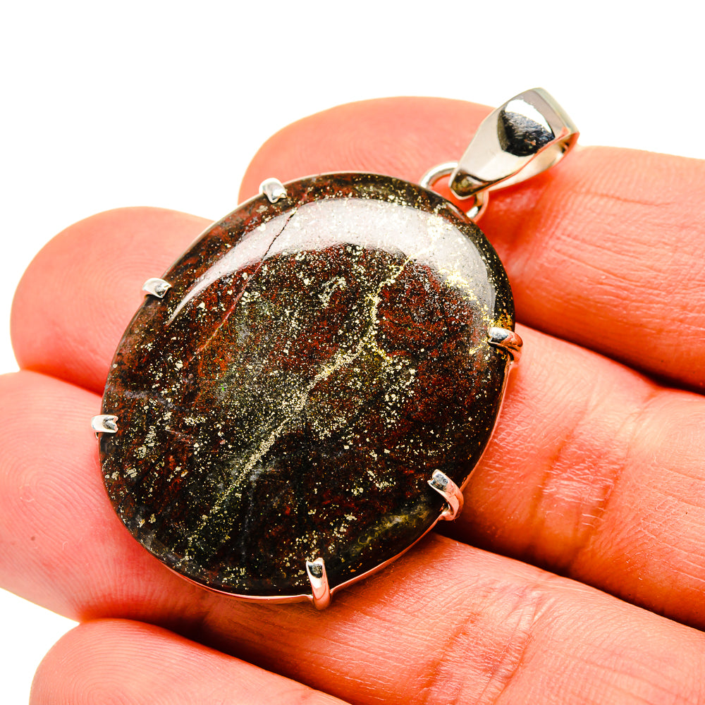 Russian Eudialyte Pendants handcrafted by Anasilvercos - PD753067