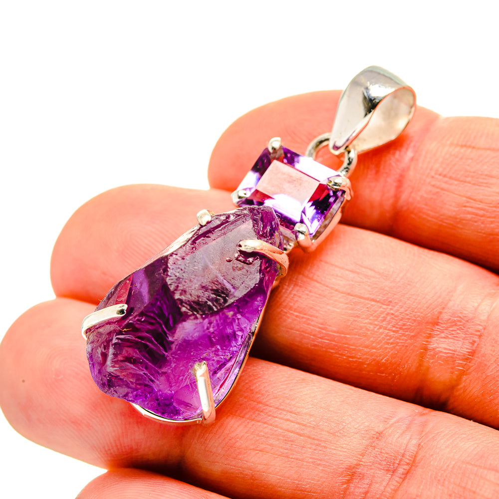 Amethyst Pendants handcrafted by Anasilvercos - PD753075