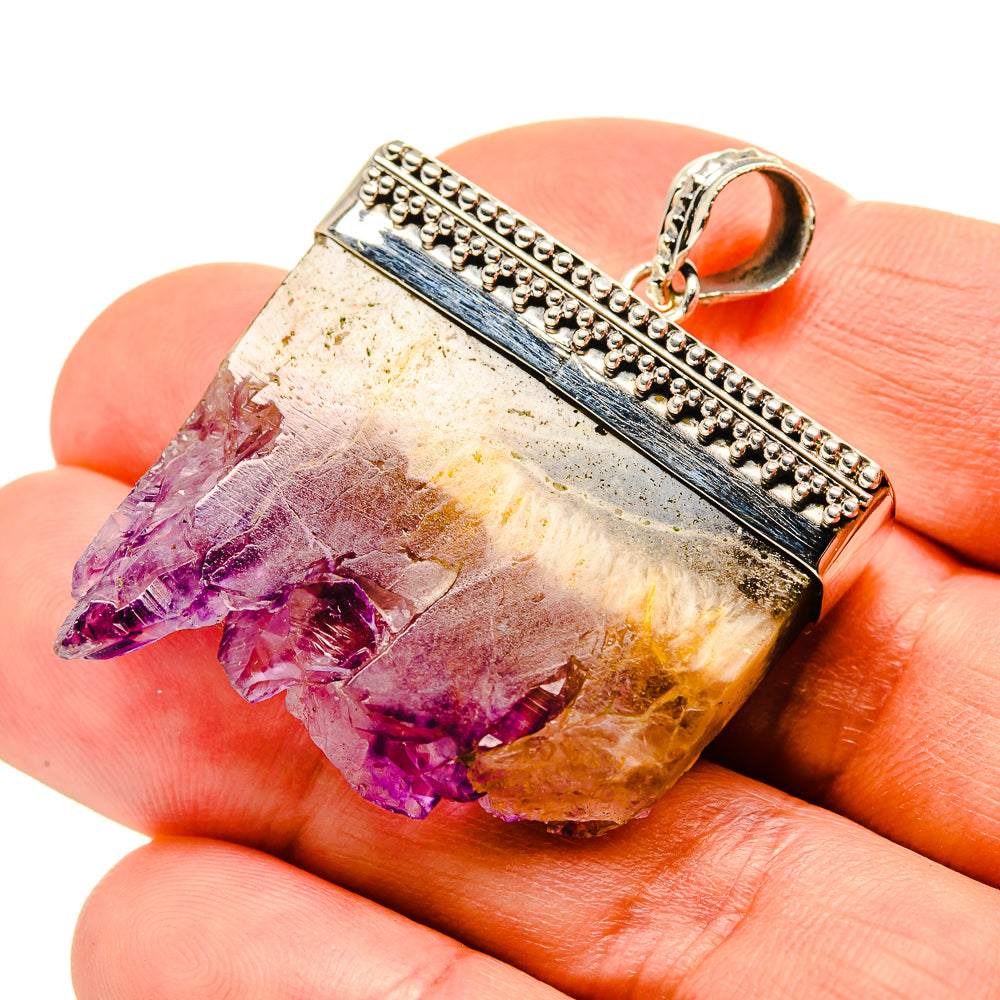 Amethyst Stalactite Pendants handcrafted by Anasilvercos - PD753079