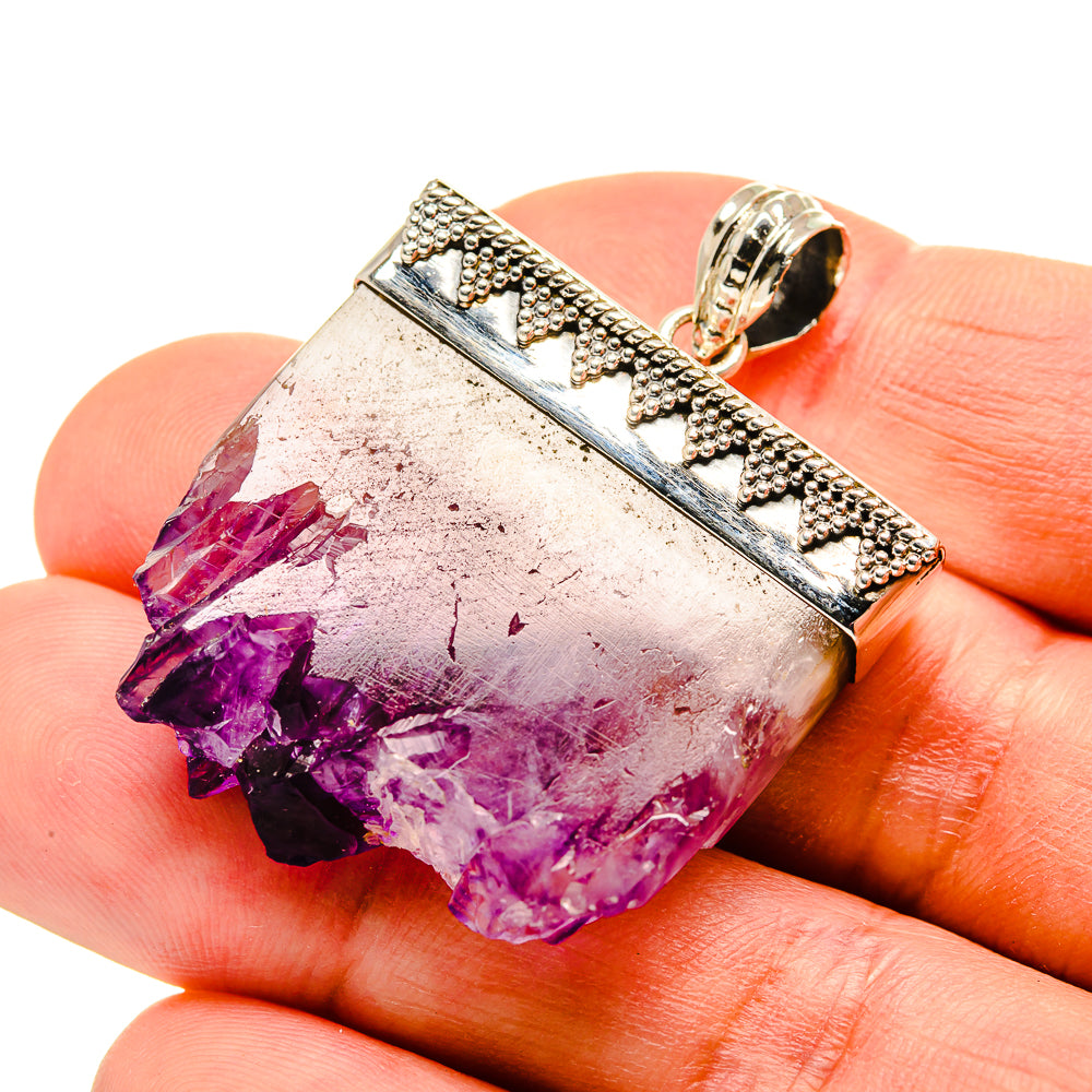 Amethyst Stalactite Pendants handcrafted by Anasilvercos - PD753080