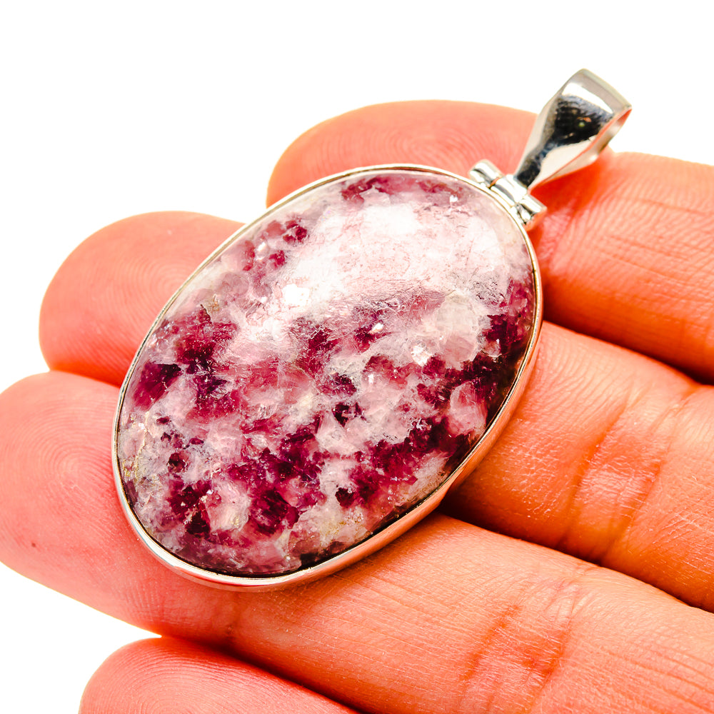 Lepidolite Pendants handcrafted by Anasilvercos - PD753097