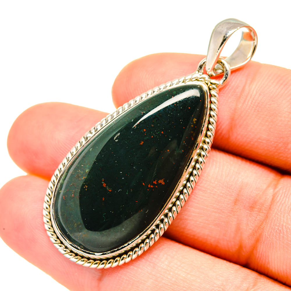 Bloodstone Pendants handcrafted by Anasilvercos - PD7531