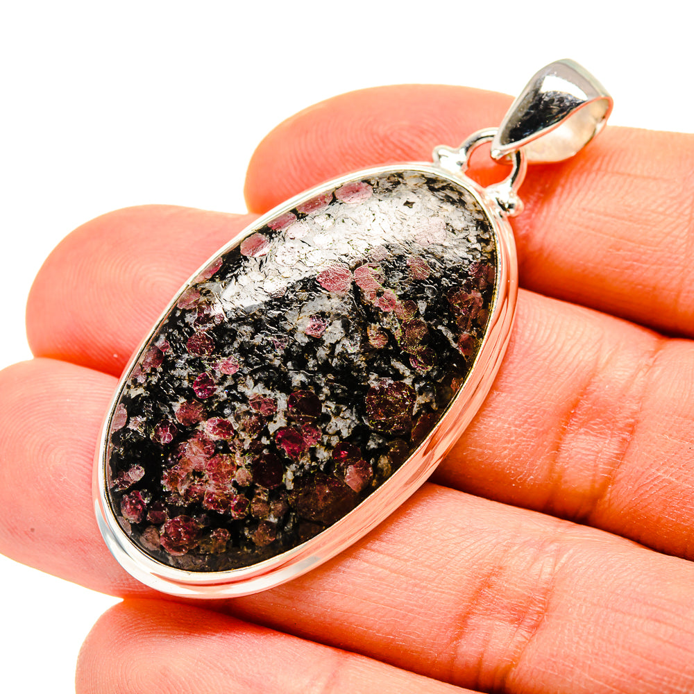 Russian Eudialyte Pendants handcrafted by Anasilvercos - PD753105