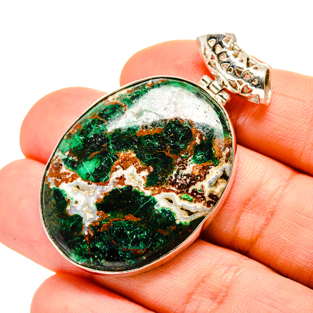 Chrysocolla Pendants handcrafted by Anasilvercos - PD753111
