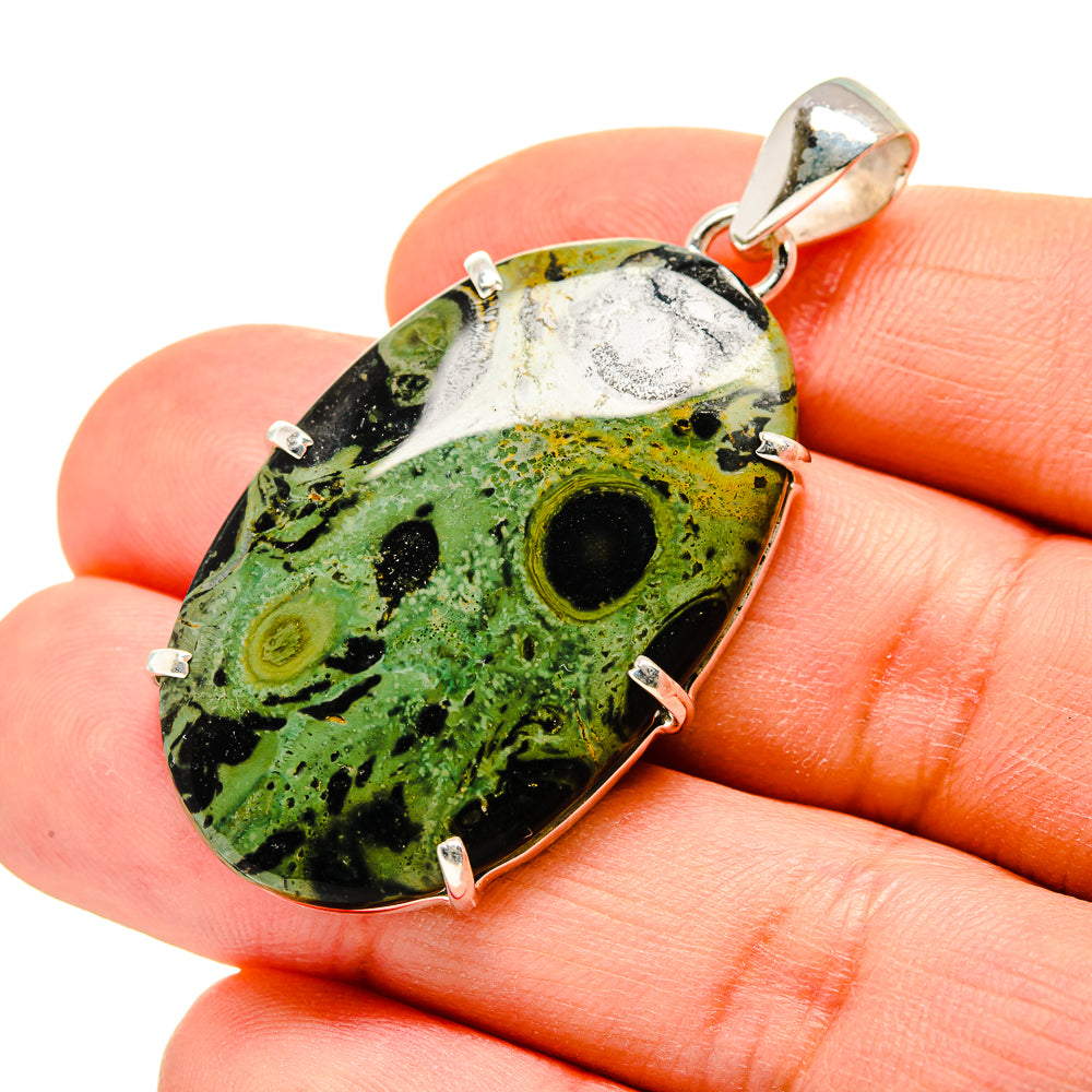 Kambaba Jasper Pendants handcrafted by Anasilvercos - PD753112