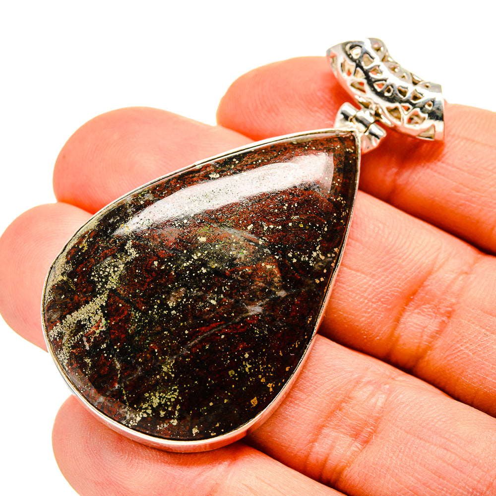 Russian Eudialyte Pendants handcrafted by Anasilvercos - PD753187