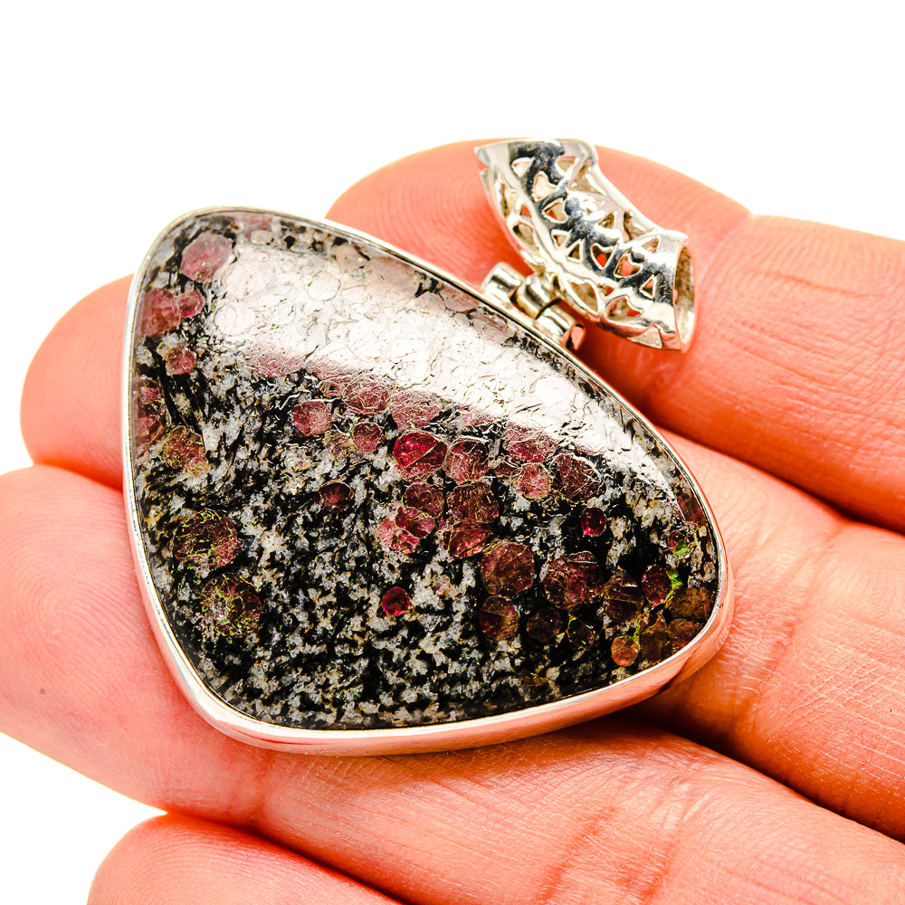 Russian Eudialyte Pendants handcrafted by Anasilvercos - PD753246