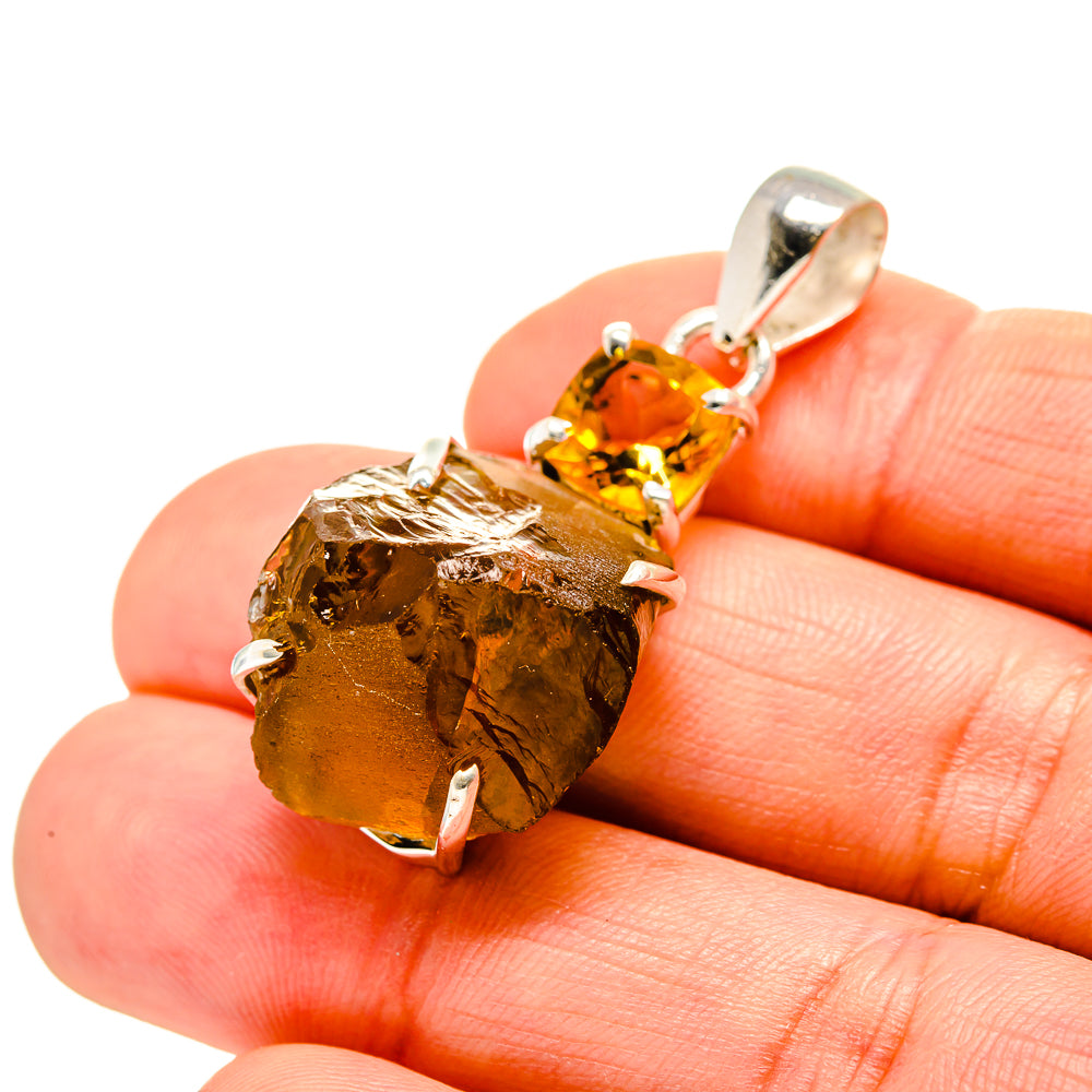 Citrine Pendants handcrafted by Anasilvercos - PD753309