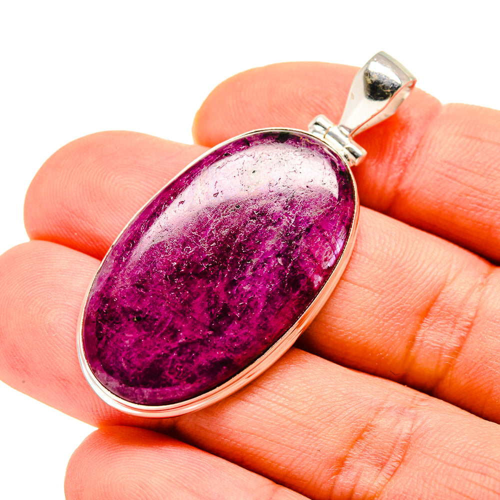 Ruby Fuchsite Pendants handcrafted by Anasilvercos - PD753336