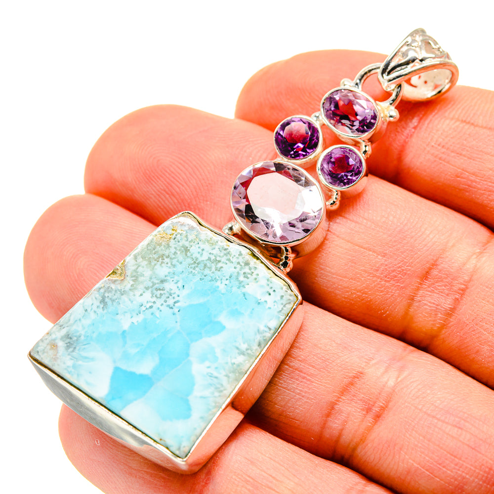 Larimar Pendants handcrafted by Anasilvercos - PD753387