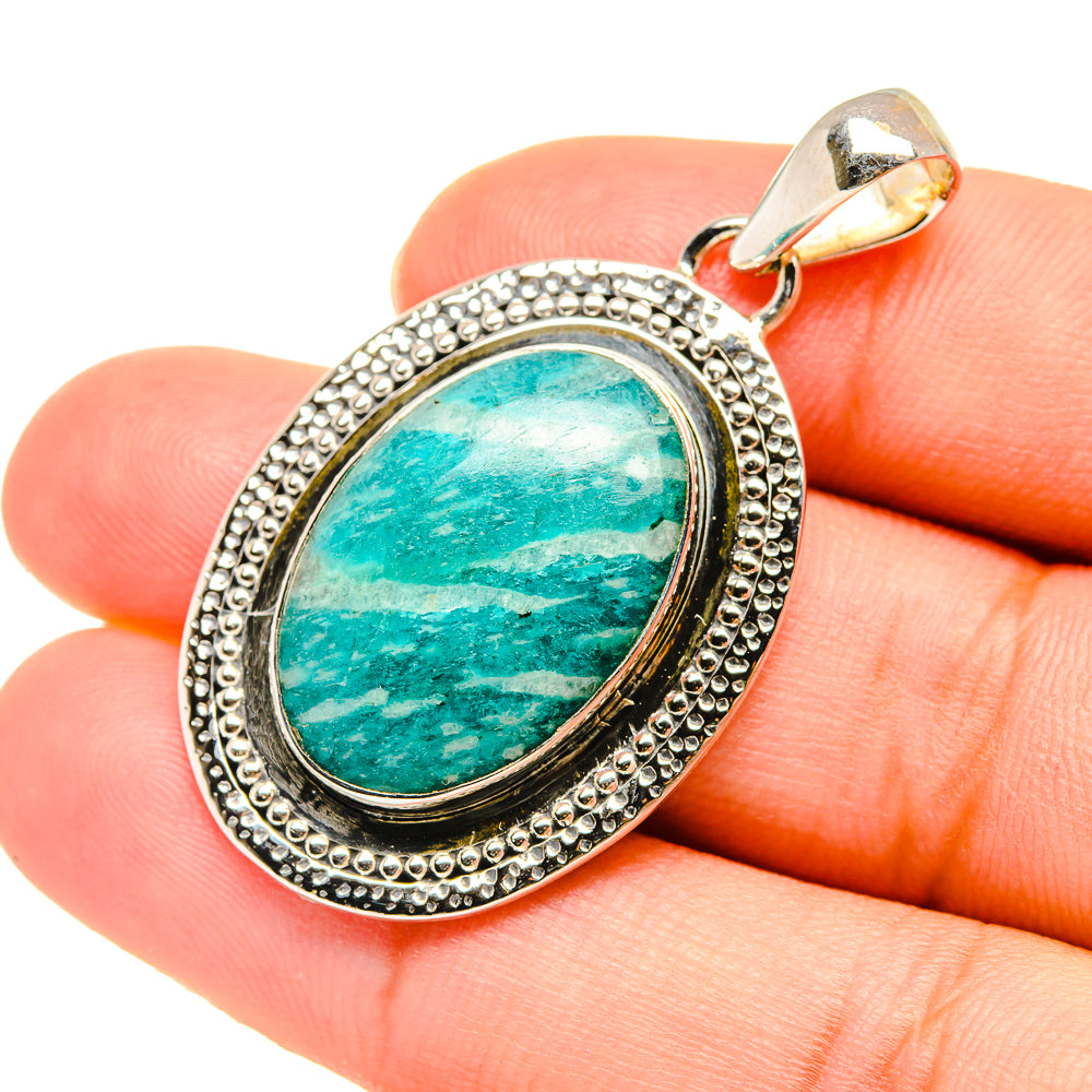 Amazonite Pendants handcrafted by Anasilvercos - PD7534