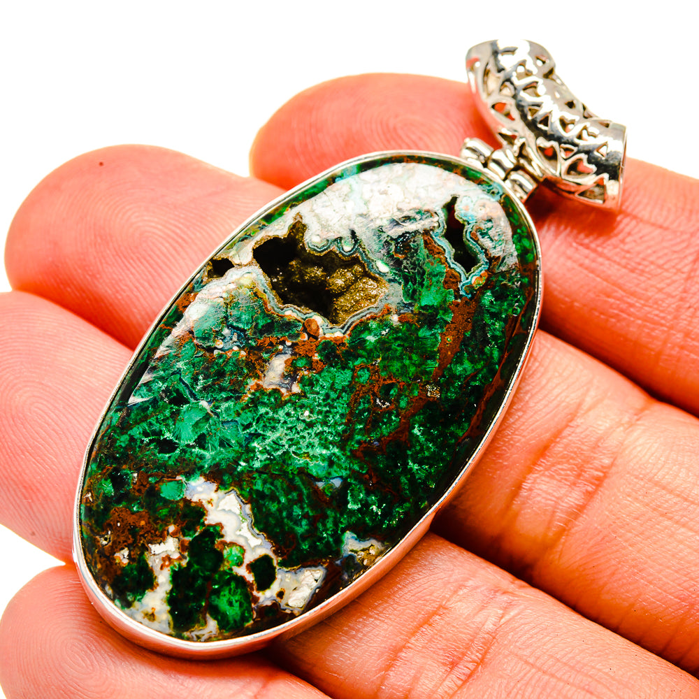 Chrysocolla Pendants handcrafted by Anasilvercos - PD753400