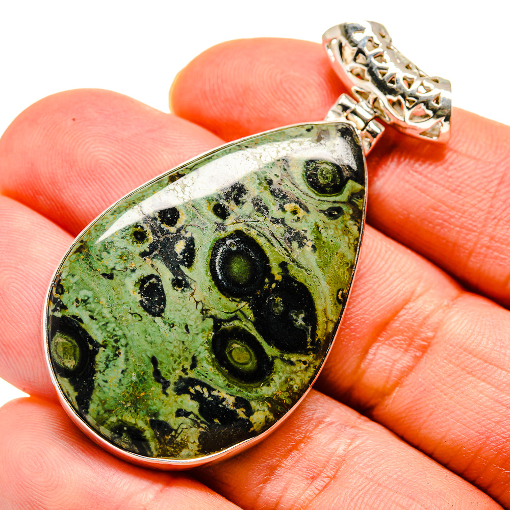 Kambaba Jasper Pendants handcrafted by Anasilvercos - PD753404