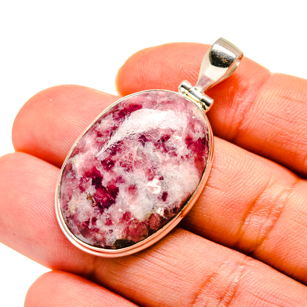 Lepidolite Pendants handcrafted by Anasilvercos - PD753419