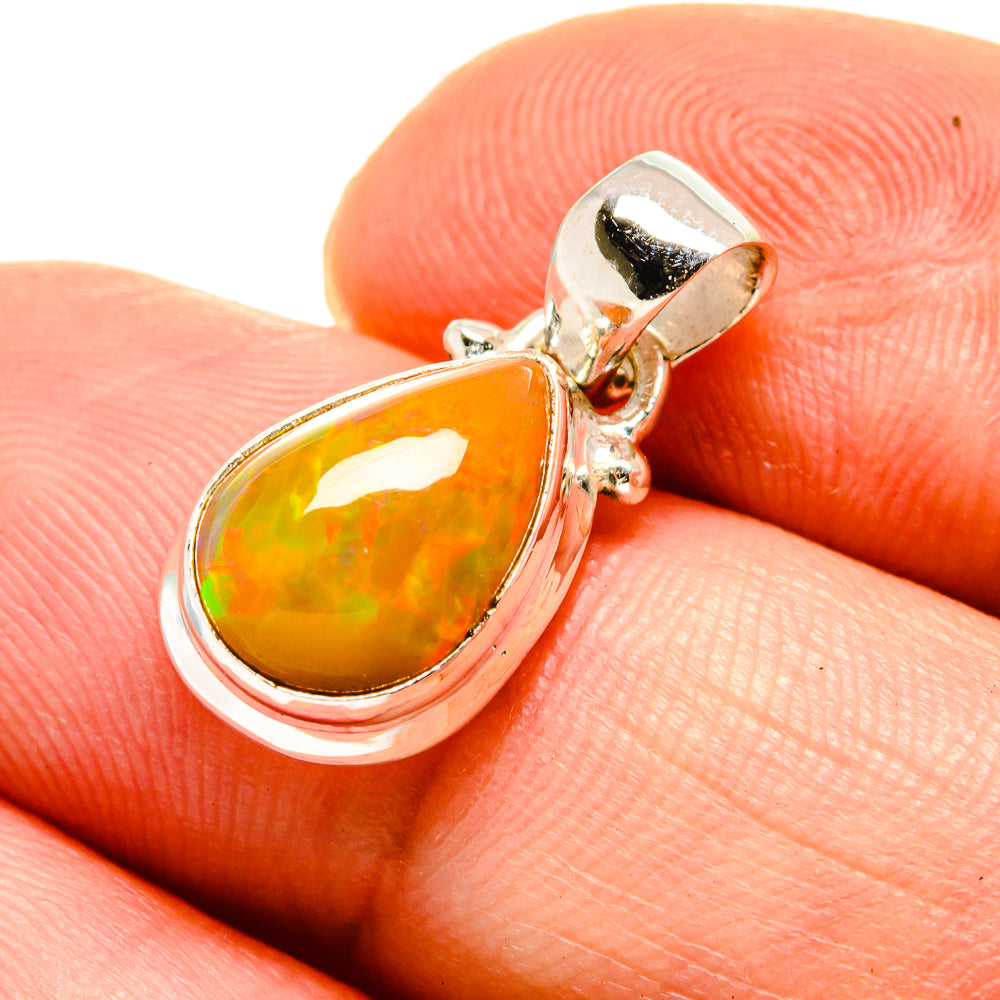 Ethiopian Opal Pendants handcrafted by Anasilvercos - PD753460