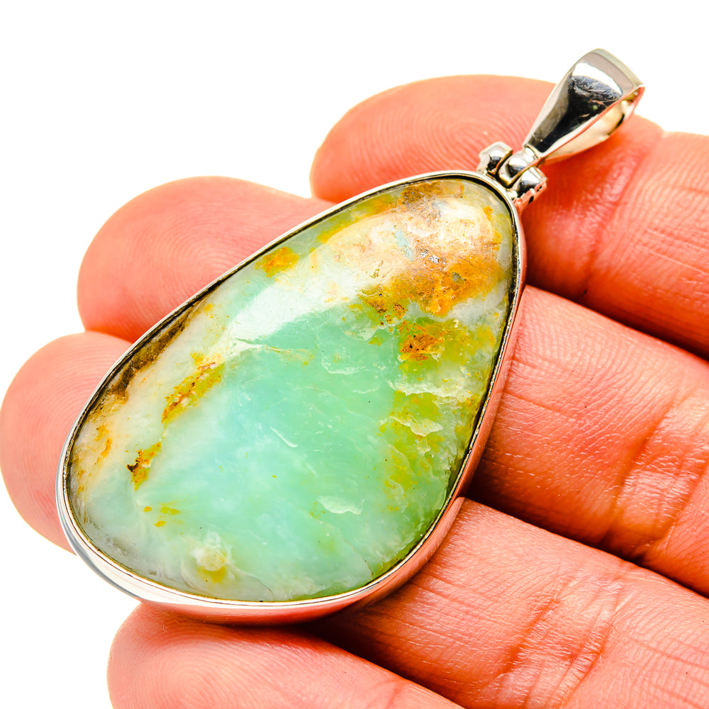 Peruvian Opal Pendants handcrafted by Anasilvercos - PD753498