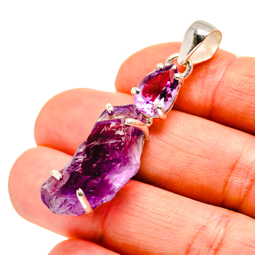 Amethyst Pendants handcrafted by Anasilvercos - PD753520
