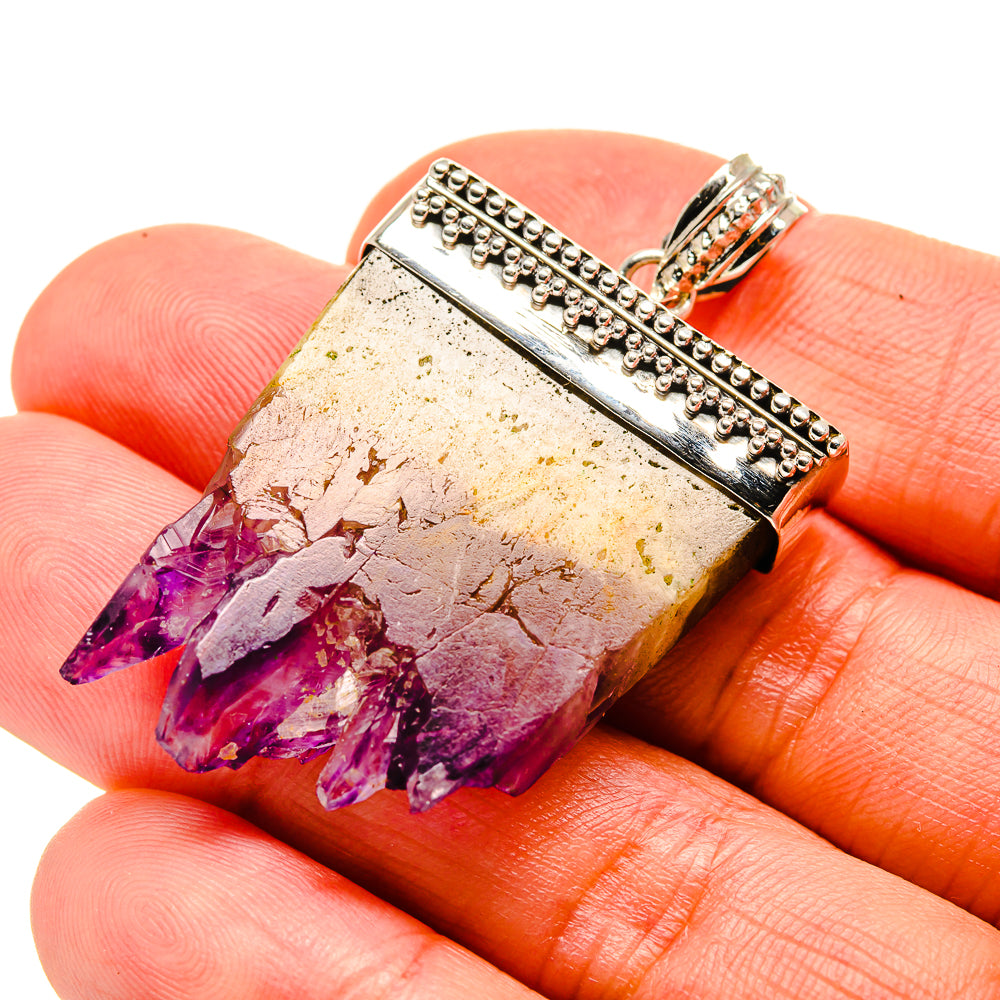 Amethyst Stalactite Pendants handcrafted by Anasilvercos - PD753547