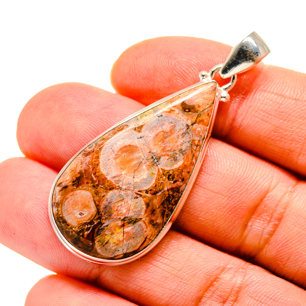 Poppy Jasper Pendants handcrafted by Anasilvercos - PD753557