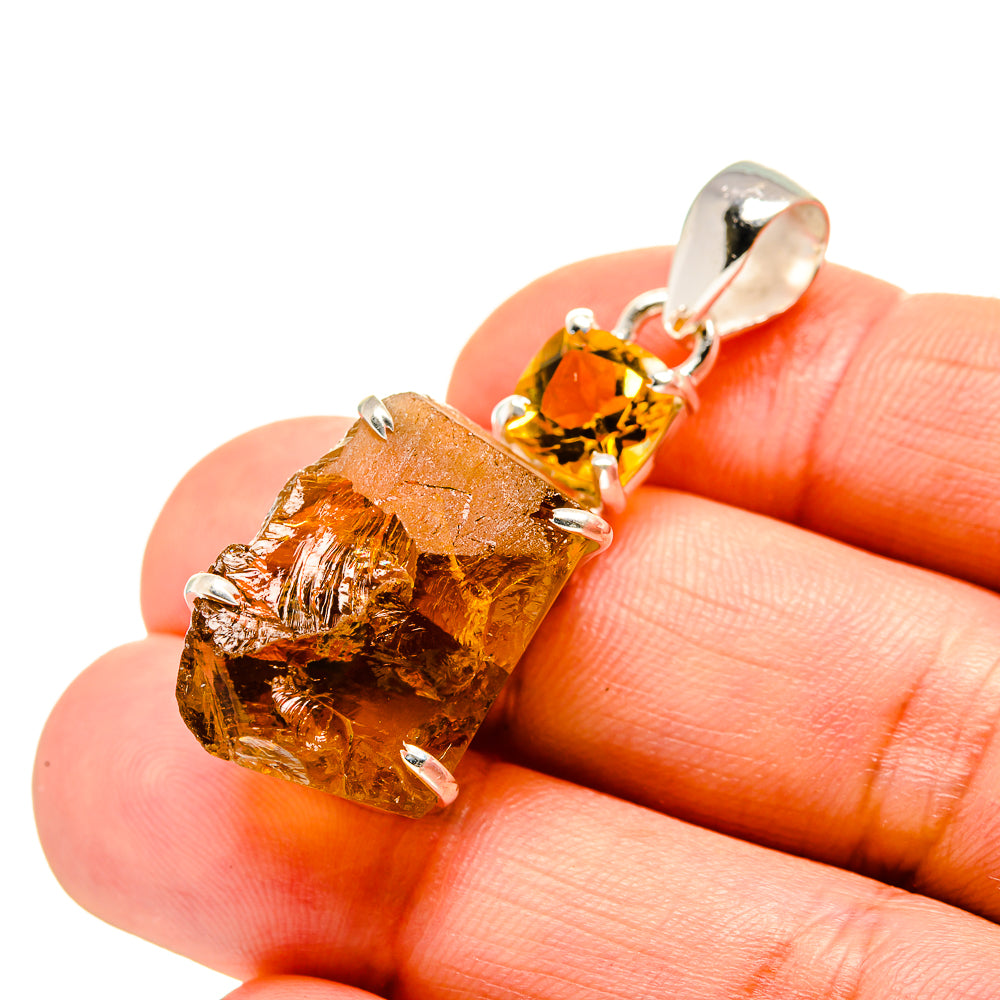 Citrine Pendants handcrafted by Anasilvercos - PD753567
