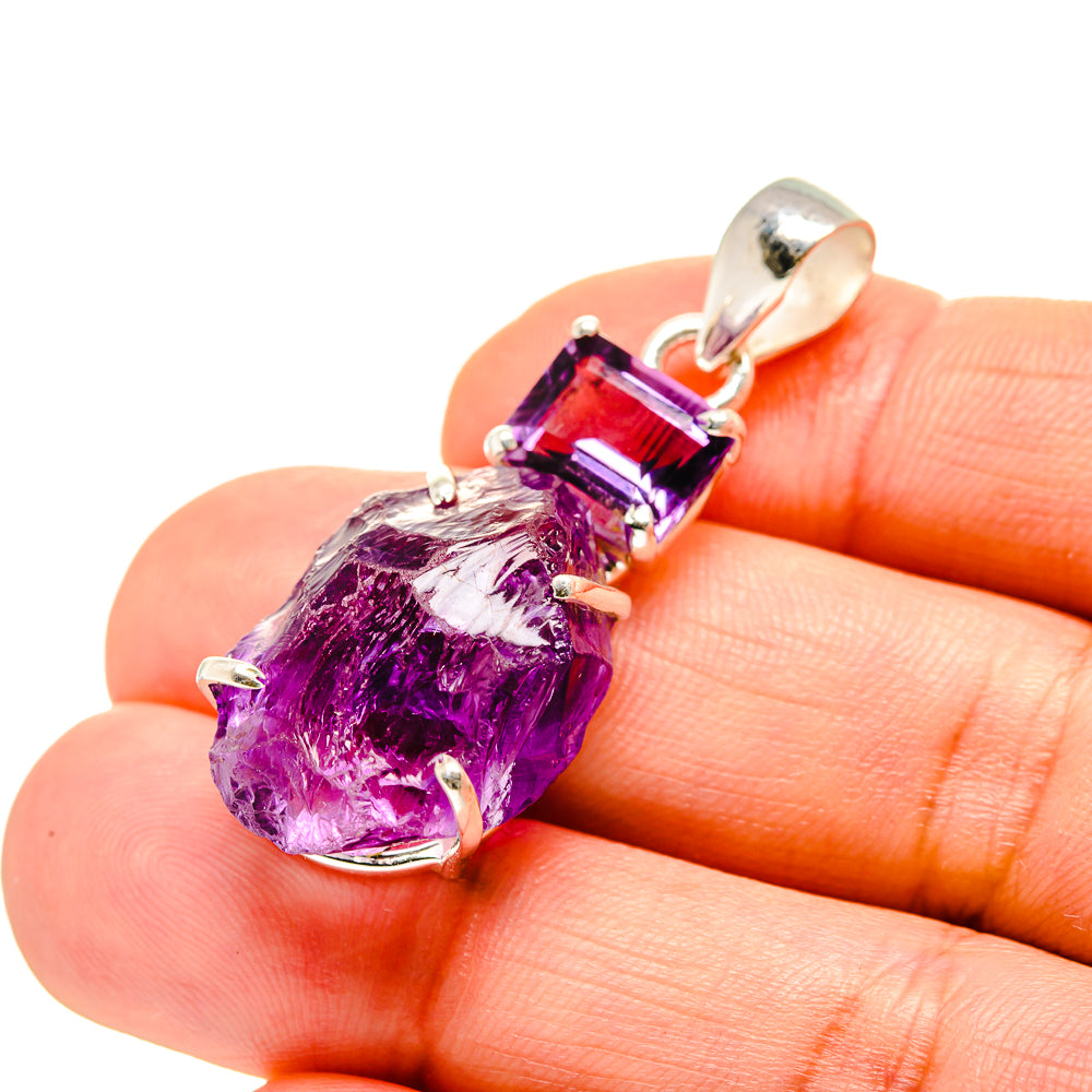 Amethyst Pendants handcrafted by Anasilvercos - PD753568
