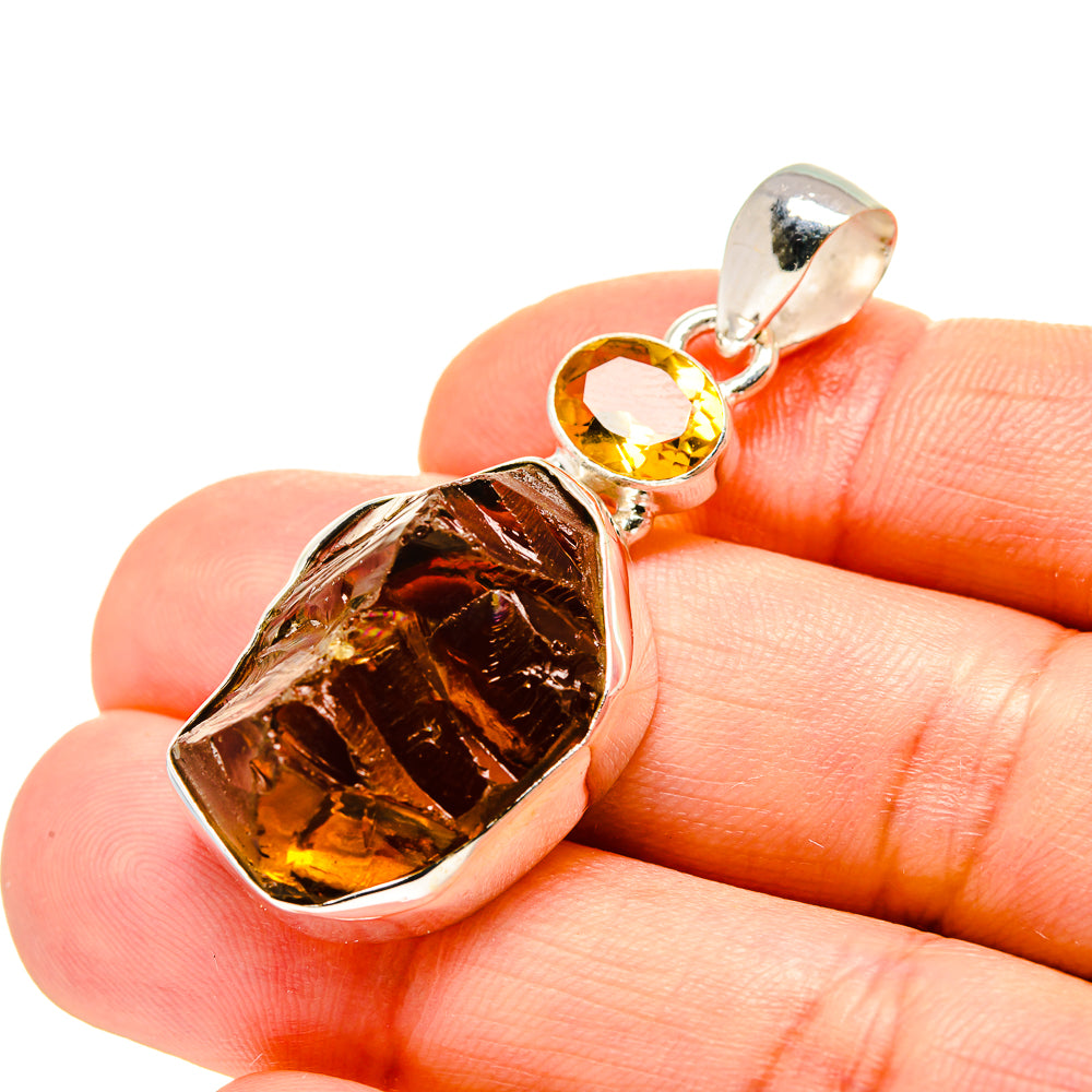 Citrine Pendants handcrafted by Anasilvercos - PD753569