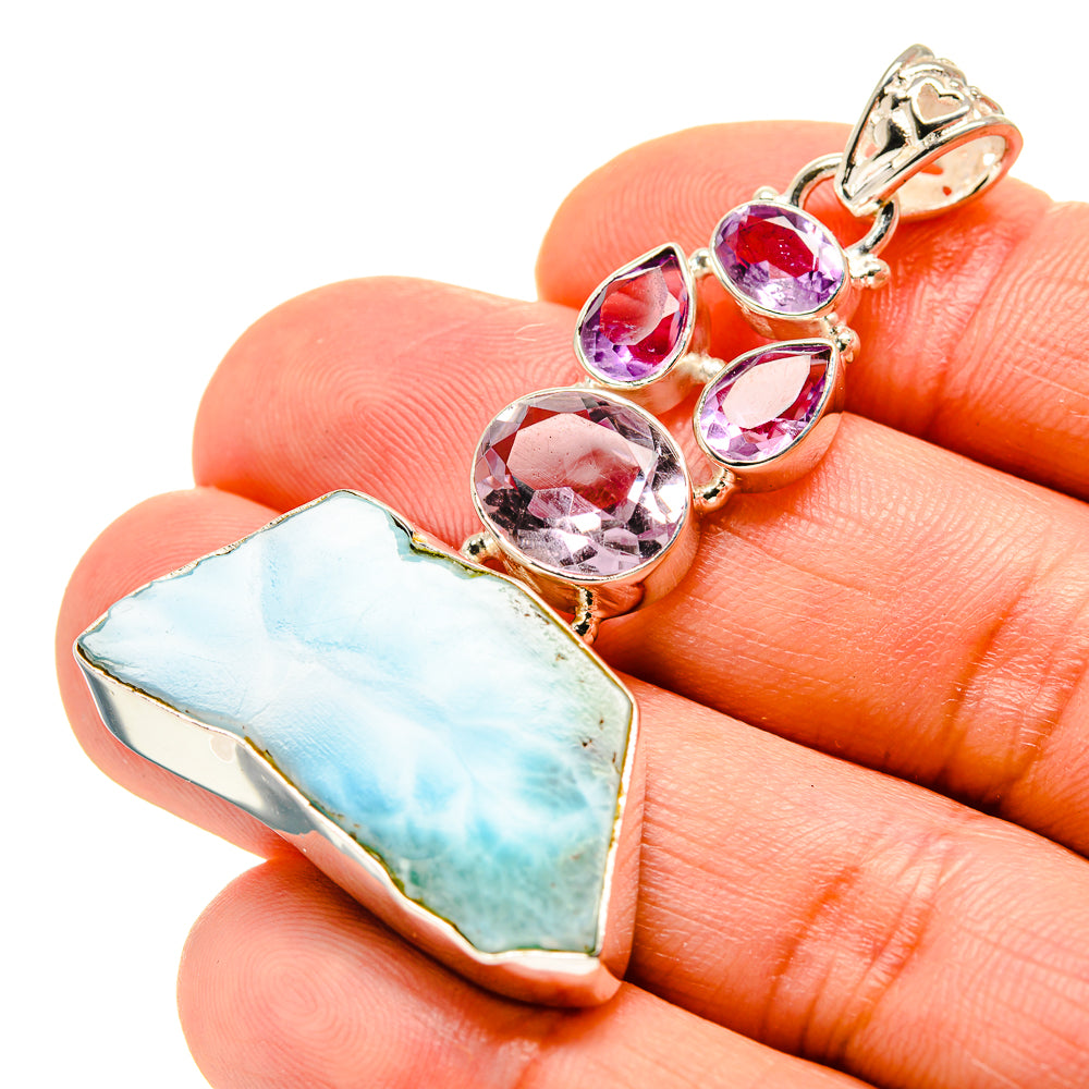 Larimar Pendants handcrafted by Anasilvercos - PD753603