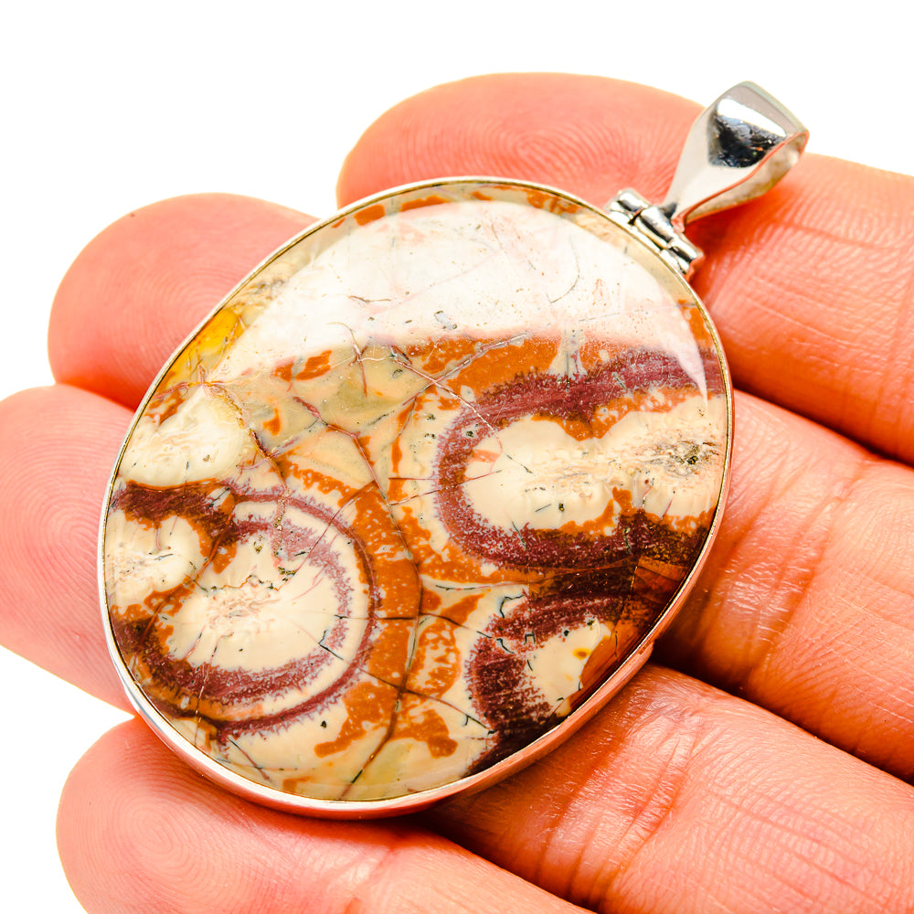 Poppy Jasper Pendants handcrafted by Anasilvercos - PD753617
