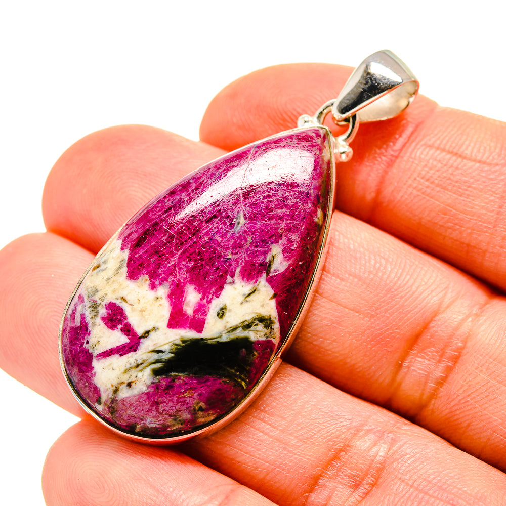 Ruby Fuchsite Pendants handcrafted by Anasilvercos - PD753680