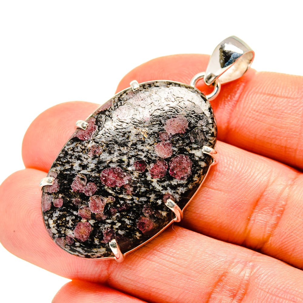 Russian Eudialyte Pendants handcrafted by Anasilvercos - PD753681