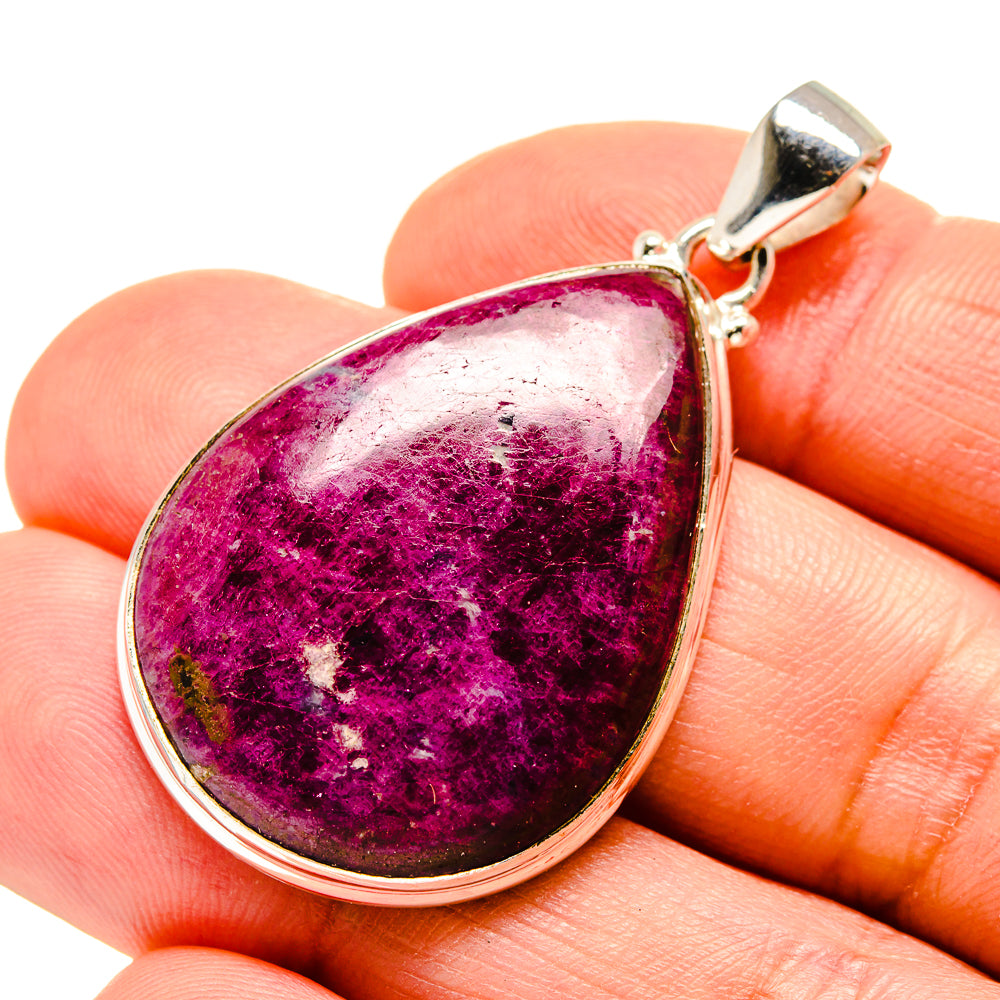 Ruby Fuchsite Pendants handcrafted by Anasilvercos - PD753722