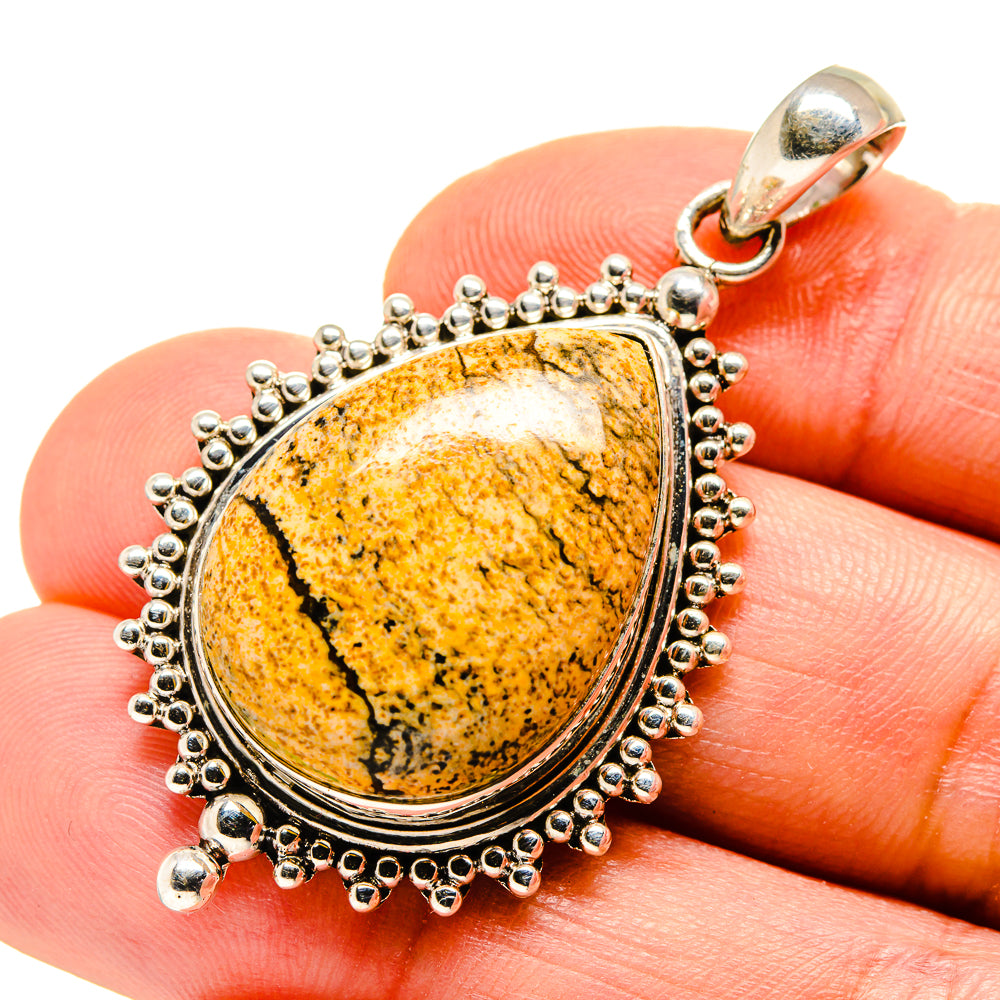 Picture Jasper Pendants handcrafted by Anasilvercos - PD753749