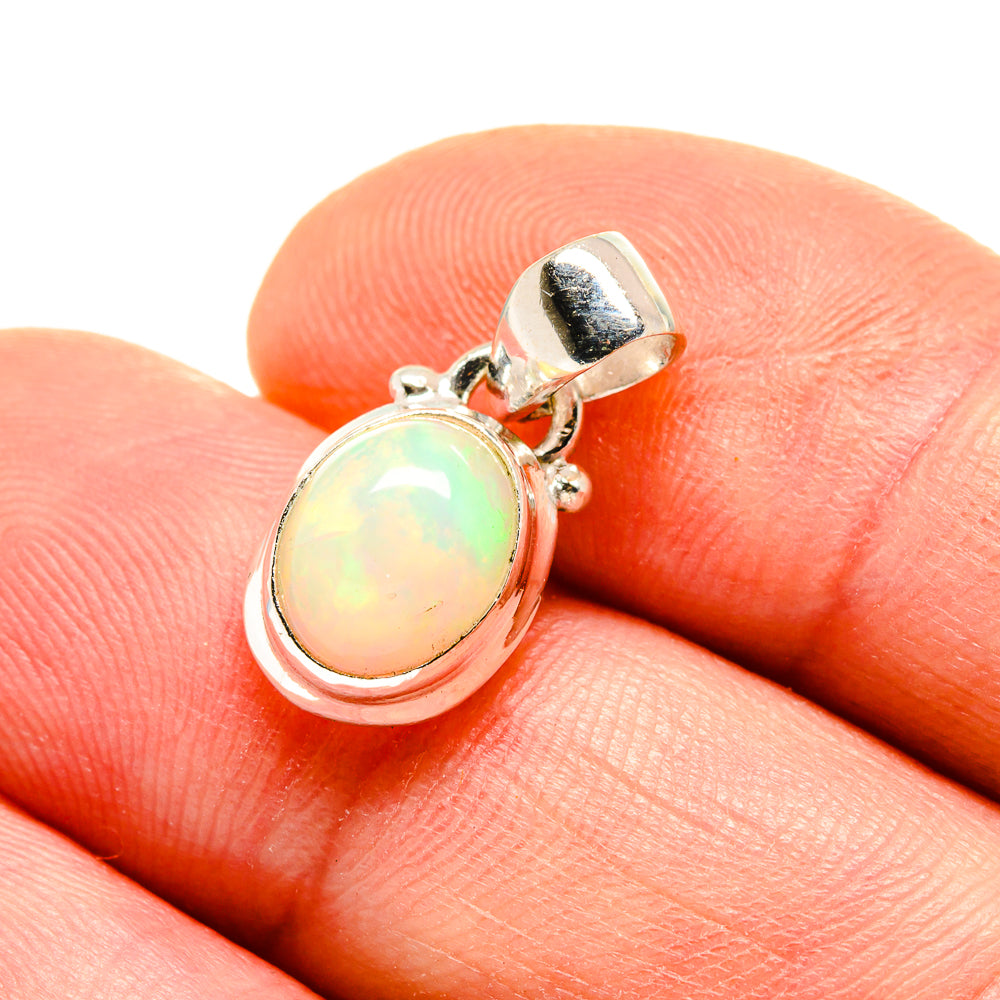 Ethiopian Opal Pendants handcrafted by Anasilvercos - PD753758