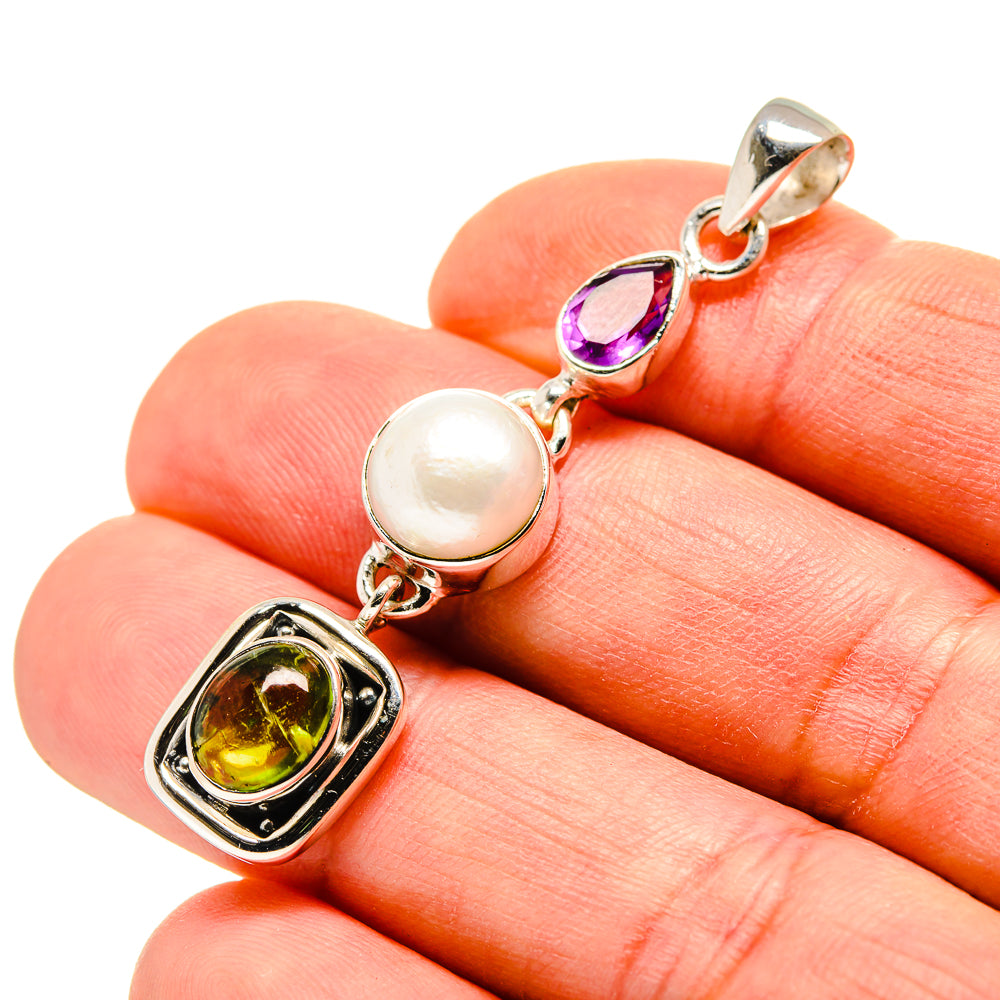 Peridot Pendants handcrafted by Anasilvercos - PD753781