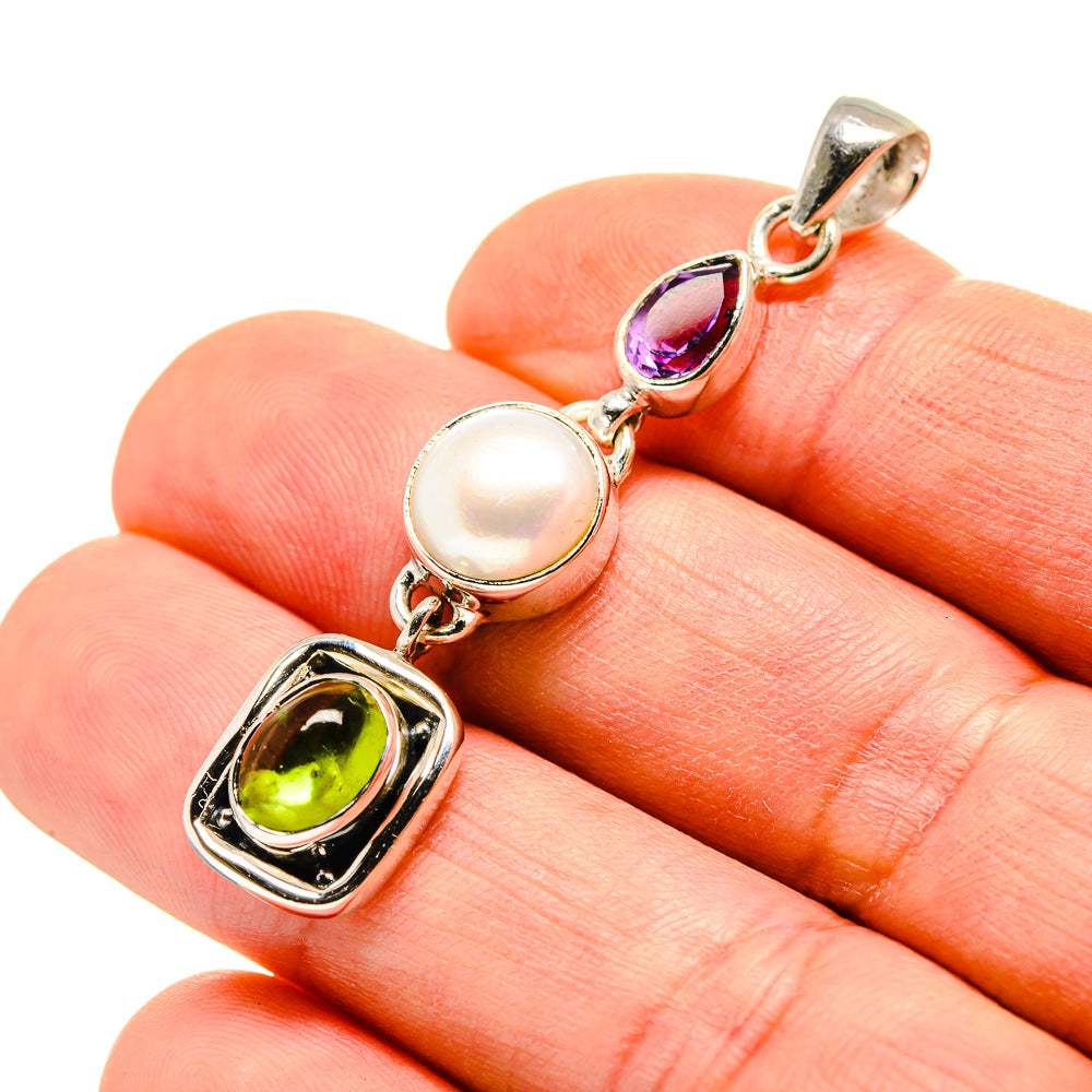 Peridot Pendants handcrafted by Anasilvercos - PD753782