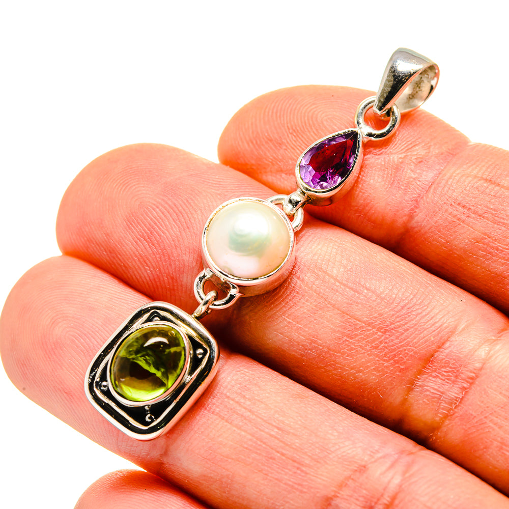 Peridot Pendants handcrafted by Anasilvercos - PD753783