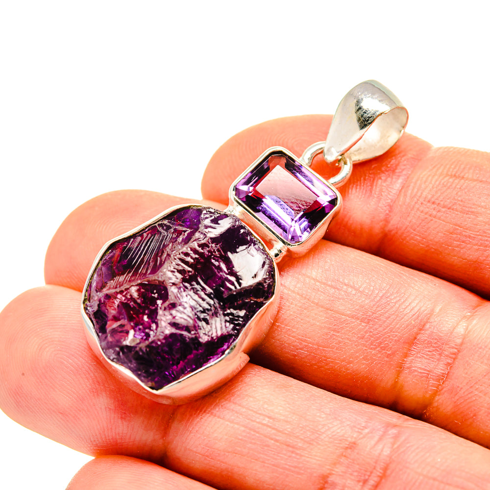 Amethyst Pendants handcrafted by Anasilvercos - PD753785
