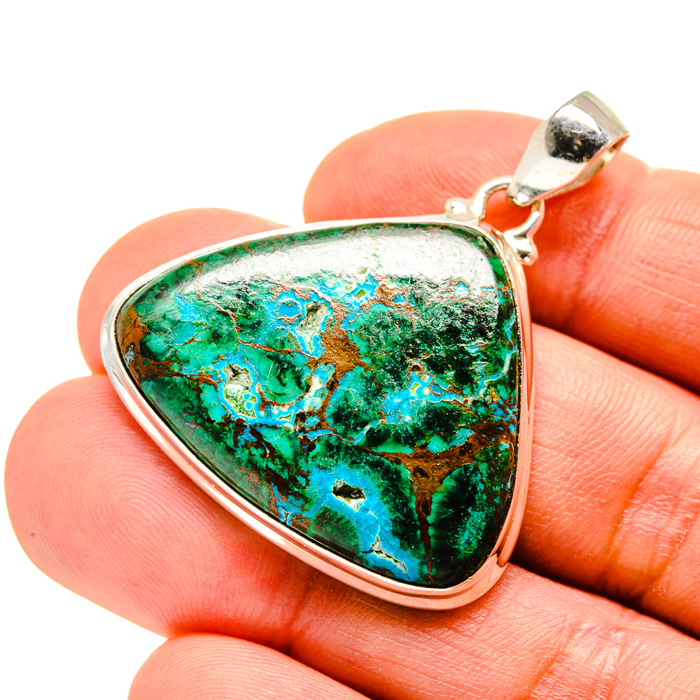 Chrysocolla Pendants handcrafted by Anasilvercos - PD753821